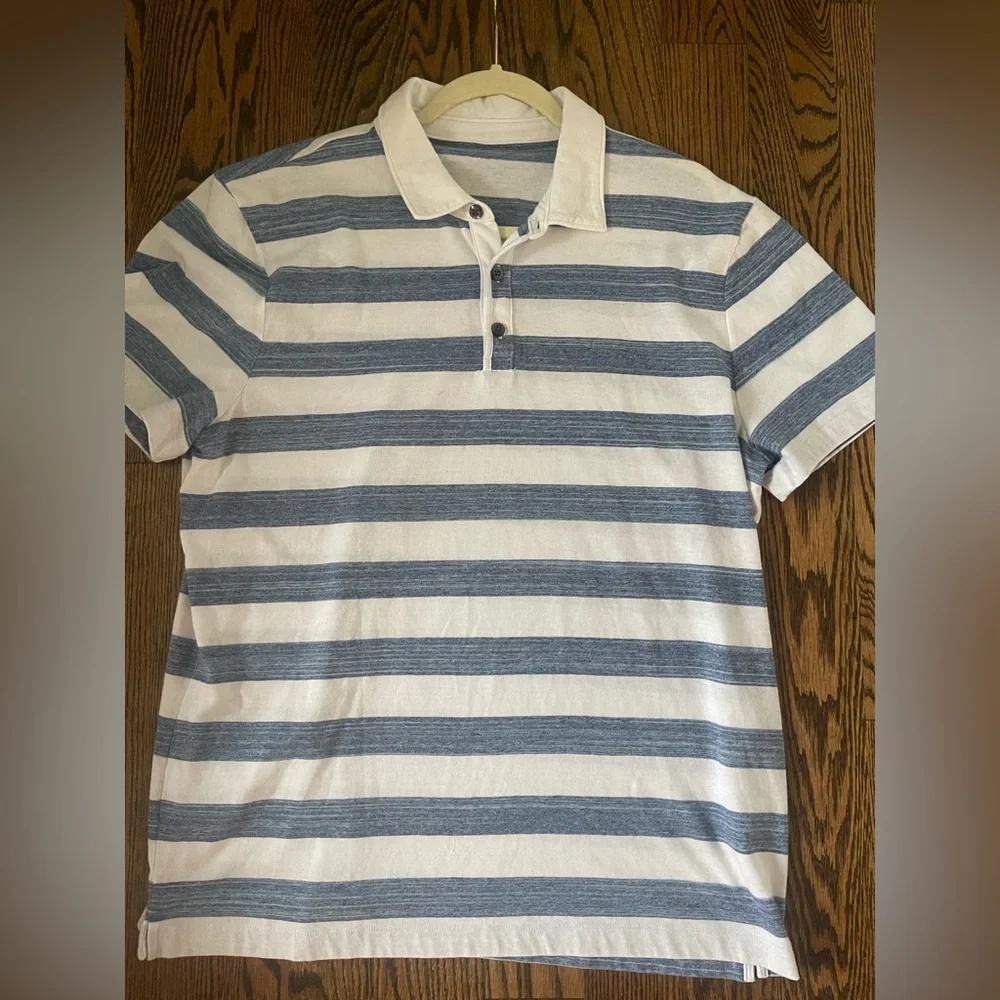 Banana Republic men’s striped soft polo shirt XL